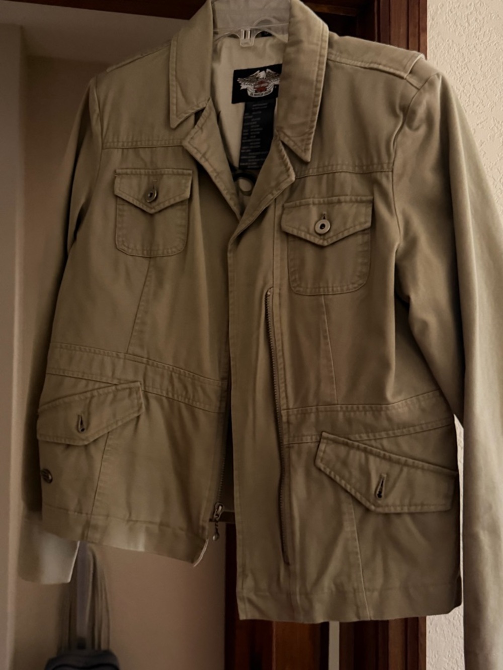 Harley-Davidson Tan Jean Jacket
